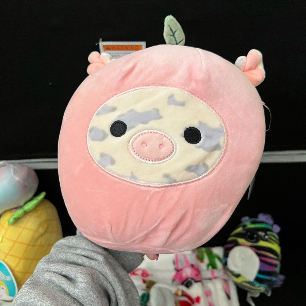 NWT Squishmallows Rosie the pig 🐖 in a peach 🍑 8" Plush